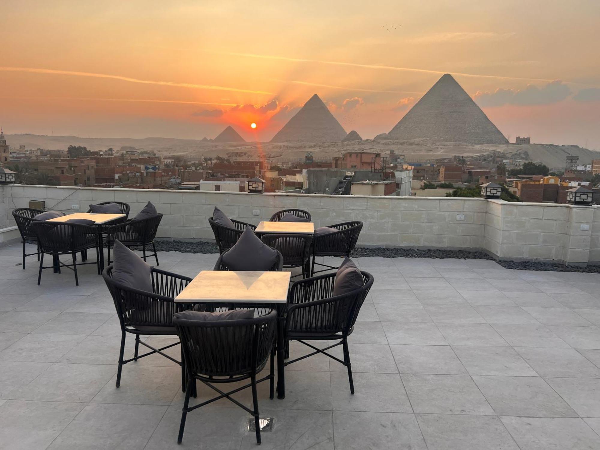 Maro Pyramids Hotel Kafrat al Jabal Bagian luar foto